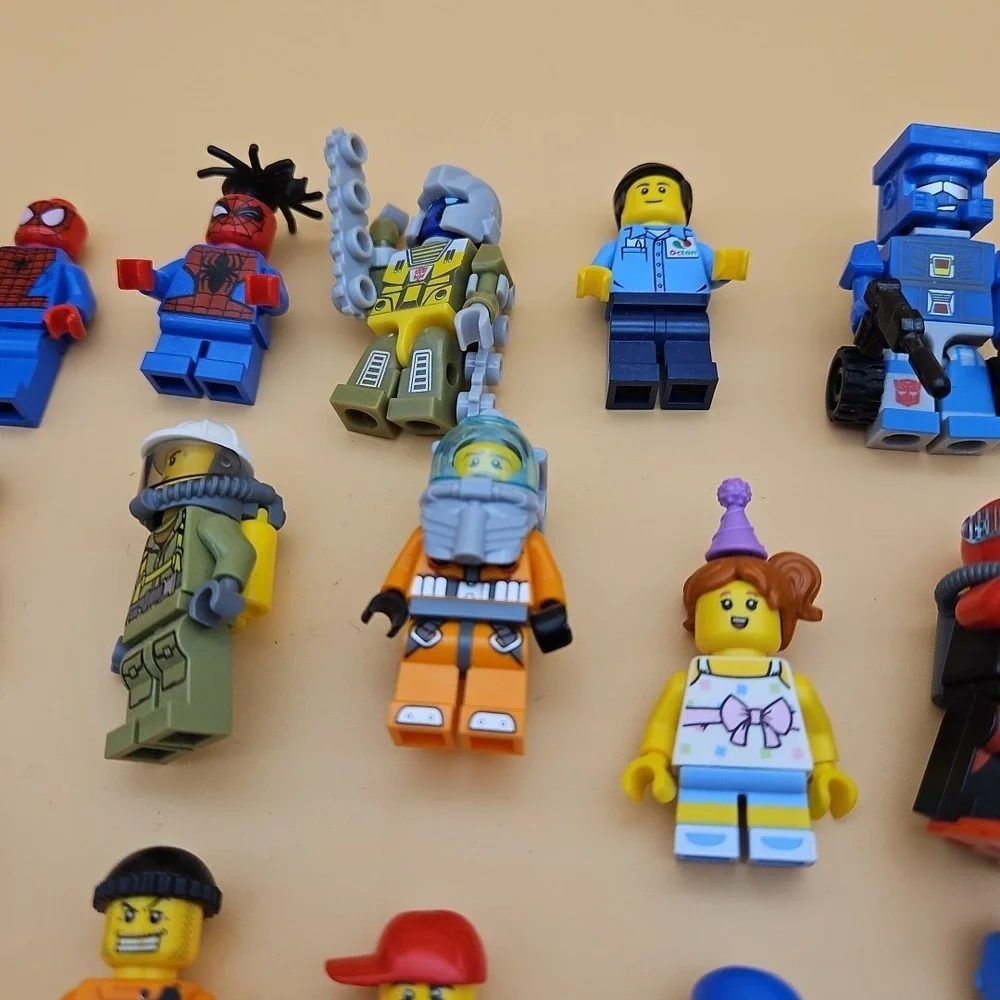 Lot Of 38 Lego Minifigures Minifigs Collection Spiderman Star Wars Minecraft